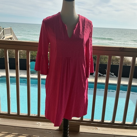 Jude Connally Bright Pink Kerry Dress - Picture 2 of 13